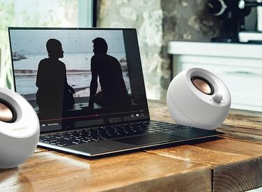 Комп'ютерні колонки Creative Pebble V3 USB-C Bluetooth 5.0 (білі)