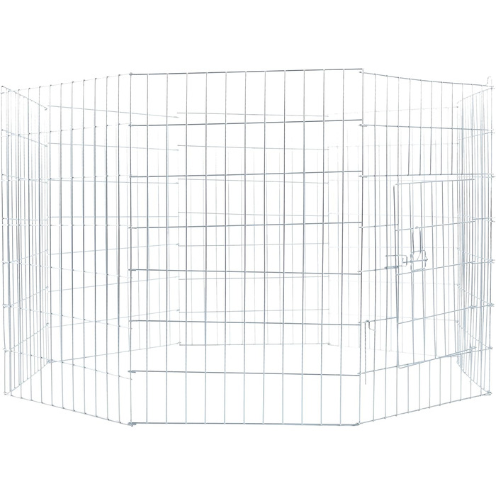 Вольєр для цуценят Trixie Natura, оцинкований, діаметр 154 см, висота 91 см