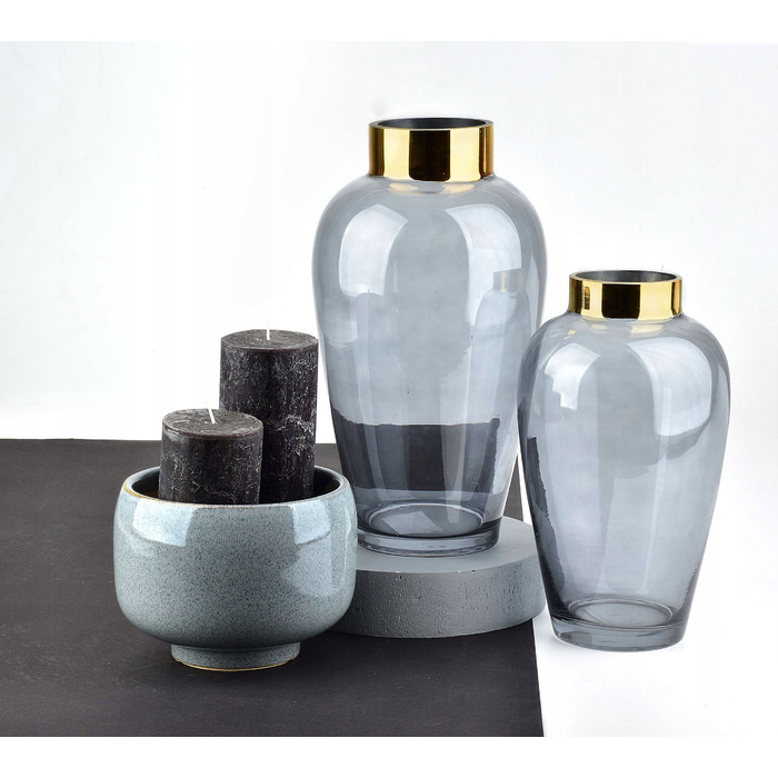 Скляна ваза Mondex, 17,5 x 33 см