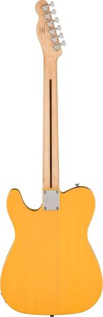 Squier Sonic Telecaster: електрогітара Fender з палісандровим гриф, чорна захисна пластина, колір Butterscotch Blonde, з безкоштовними онлайн-уроками Fender Play