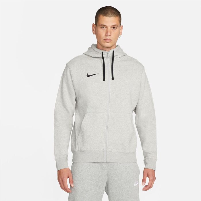 Чоловіча спортивна толстовка Nike Park 20 з капюшоном та блискавкою, темно-сіра (XXL)