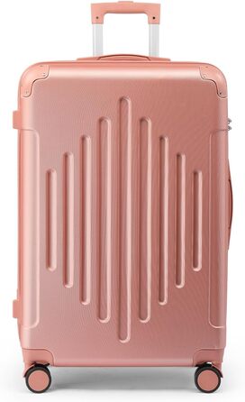 Набір валіз LALAHO Zwillingsrollen: M, L, XL (рожеве золото, 65 см)