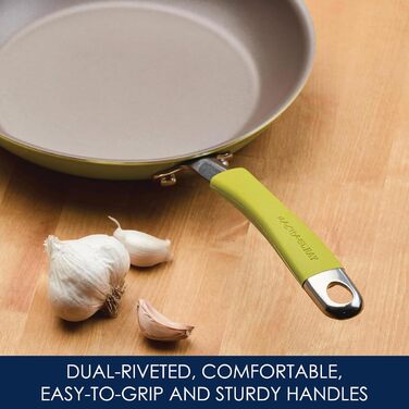 Набір посуду Rachael Ray Cucina Nonstick, 12 предметів, лавандовий (лайм)
