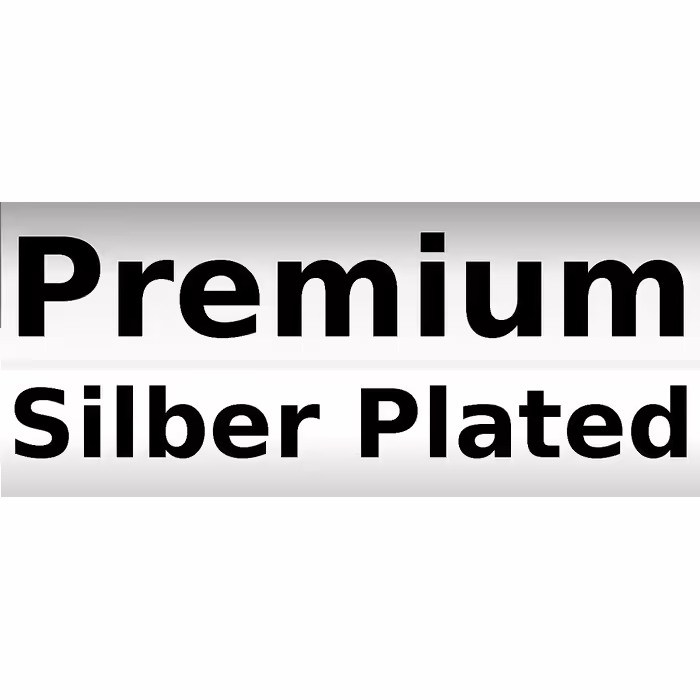 SILBERKANNE Cigarette Case, double-sided, Hamburg, 6.5x9.5 cm, Silver Plated, silver-plated, premium finish