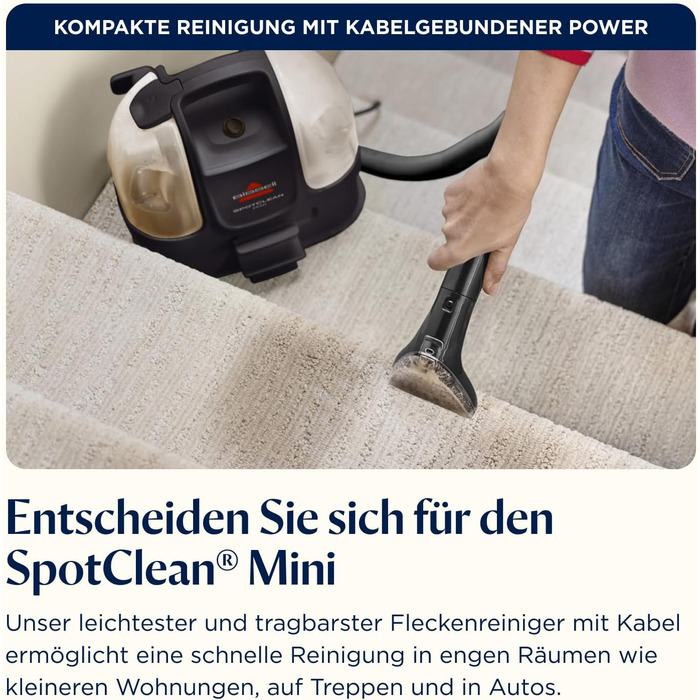 Портативний мийник для килимів Bissell SpotClean Mini 41491 - для дому, авто, човнів та диванів