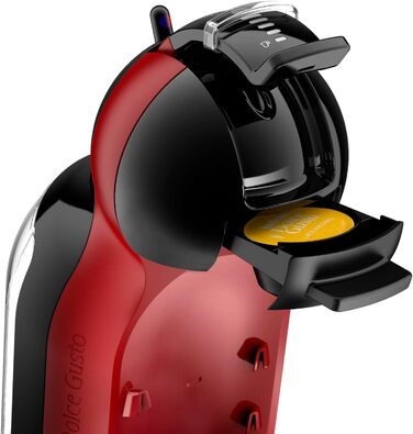Кавомашина NESCAFÉ Dolce Gusto Mini Me від Krups: компактна, автоматична, 15 bar, чорний/вишневий