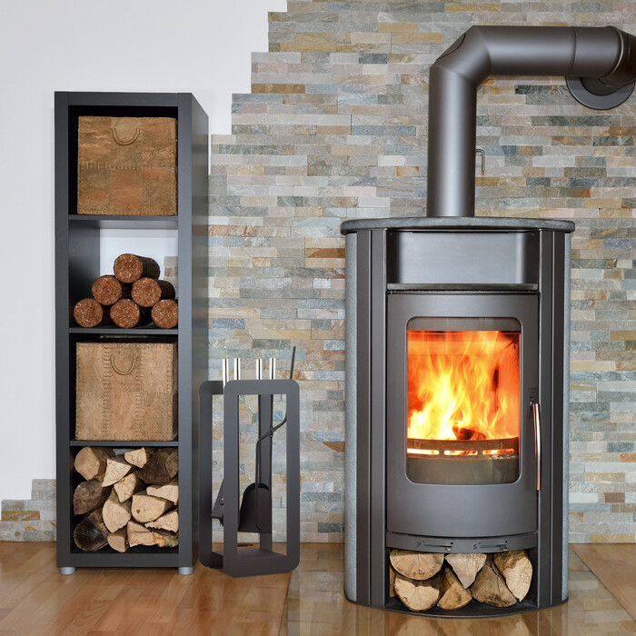 Relaxdays 5-Piece Fireplace Tool Set in Grey/Silver