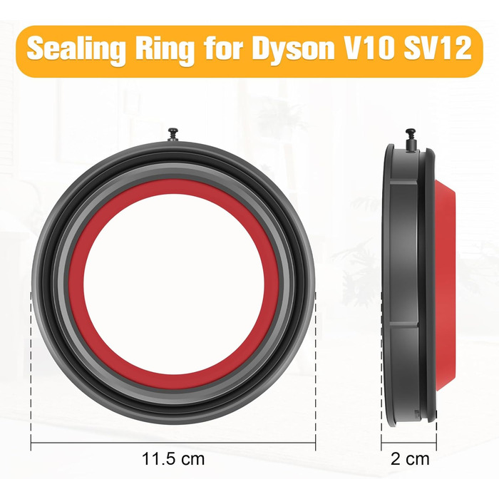 Dyson V10 & V12 Dust Bin Replacement - Genuine Part 969509-01