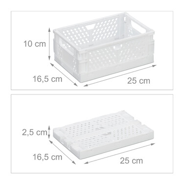 Set of 2 Collapsible Storage Boxes