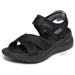 Сандалі жіночі Skechers Arch Fit 2.0 Feelin' Bright чорні, розмір 41 EU
