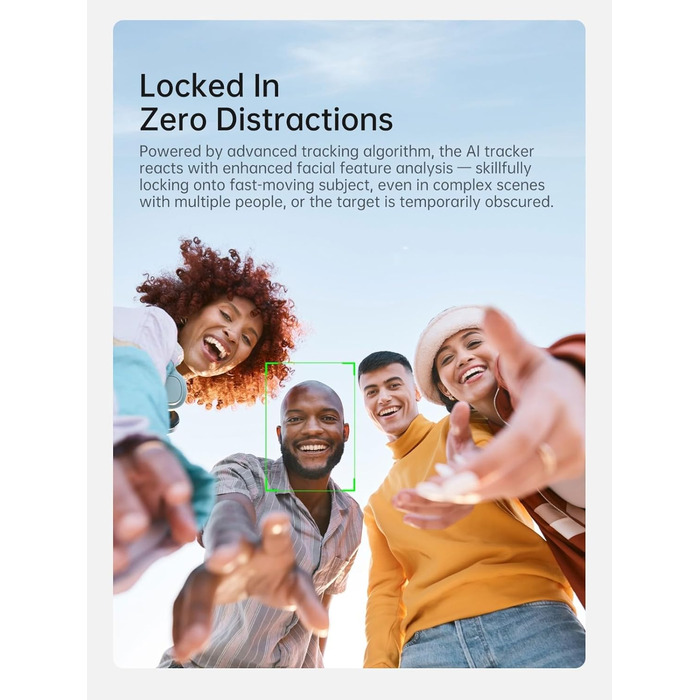 Стабілізатор Hohem iSteady V3 Ultra для смартфона: AI-трекінг, жести, пульт, екран, штатив, для зйомки Vlog та TikTok