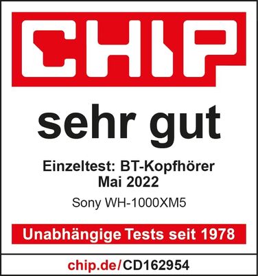 Навушники Sony WH-1000XM5 з шумозаглушенням, Bluetooth, чорні - преміум якість, Hi-Res Audio, до 30 год роботи, з кейсом