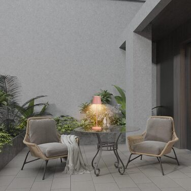 LED настільна лампа K-Bright з димуванням, акумуляторна, для дому та вулиці | Тепле світло | USB-зарядка | 1 шт. (Помаранчевий)