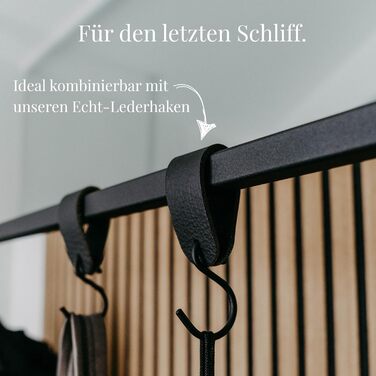 Ceiling-Mounted Clothes Rail, Black Metal - Wardrobe Rail, Ceiling-Mounted, 30 kg Load Capacity - Handmade & Powder-Coated - Hanging Clothes Rail, W80cm x H60cm