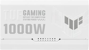 Блок живлення ASUS TUF Gaming 1000W Gold, білий, сертифікація 80 PLUS Gold