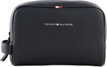 Чоловіча дорожня косметичка Tommy Hilfiger Essential з PU шкіри, чорна