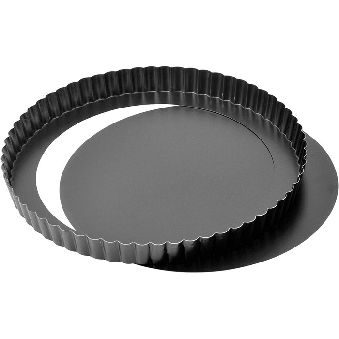 ORIGINAL KAISER Classic Tarteform with Lifting Base 28 cm, Quiche Pan non-stick coated, 1 - Pack & Classic Cake Pan Loaf Pan 30 x 11 x 8 cm, King Cake Pan non-stick coated