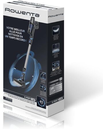 Пилсос Rowenta X-Pert 3.60 бездротовий акумуляторний вертикальний, сірий-блакитний, RH6921