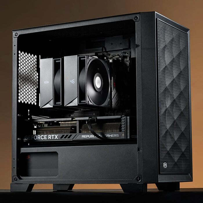 Кулер для процесора PCCOOLER RT620Pro Digital BK з цифровим дисплеєм, TDP 265W, 6 теплових трубок, 2 вентилятори 120мм FDB, для AMD AM4/AM5, Intel LGA 115X/1200/1700/1851