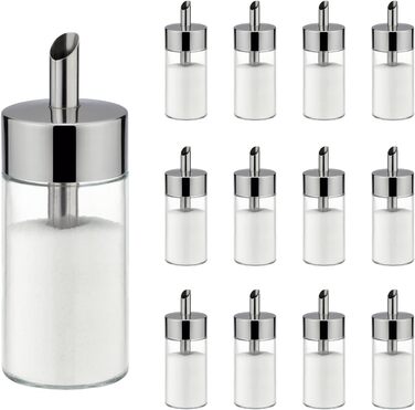 Tescoma Sugar Shaker Set (12 pieces), transparent, 150 ml