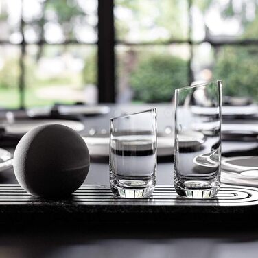 Набір келихів для шампанського та шампанського Villeroy & Boch NewMoon, 4 шт, 120 мл, скло, миється в посудомийній машині