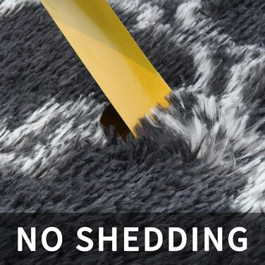 Квадратний килим Sour Lemon 140x200 см сірий, для вітальні та спальні, м'який, пухнастий, з довгим ворсом, миючий, з антиковзаючою основою, сучасний