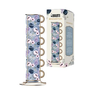 Набір келихів Bialetti Bridgerton, 6 шт., порцеляна, 60 мл