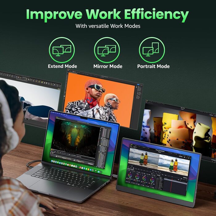 Портативний монітор 15.6