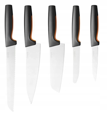 Набір ножів у підставці Fiskars Functional Form, 5 предметів