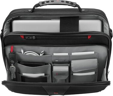 Сумка для ноутбука WENGER Legacy 16'', 15 л, чорна, для бізнесу та подорожей