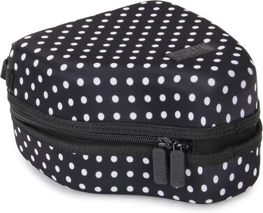 Чохол для DSLR камери USA Gear з жорсткою оболонкою, захистом Eva, швидким доступом, м'яким інтер'єром та гумовим грифом (колір коричневий, веганський) (чорний)