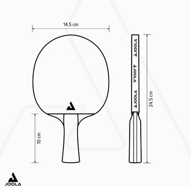 JOOLA Vivid Outdoor Table Tennis Set - 2 Paddles, 3 Balls, Cover - Lime/Blue - 6 Piece Single