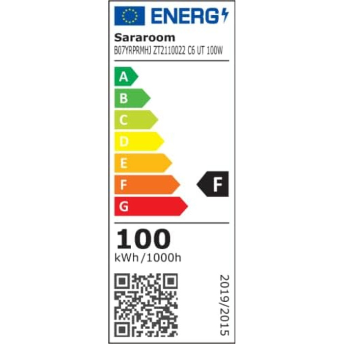 Світлодіодний прожектор Sararoom 100W, 4000Лм, 3000K, IP65, тепле біле світло, 48 LED, для вулиці, саду, гаража, спортмайданчика