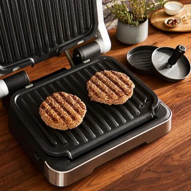 Прес для бургерів Tefal K18511 12 см антипригарний, для м'яса, риби та овочів, сірий/чорний