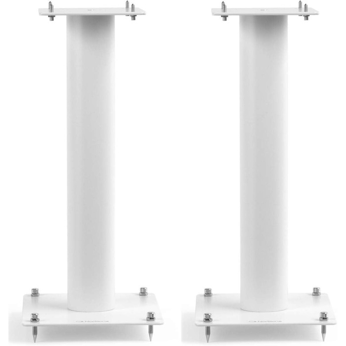 Підставка для акустики Norstone Stylum, металева, до 50 кг, пара, білий матовий (50 см)