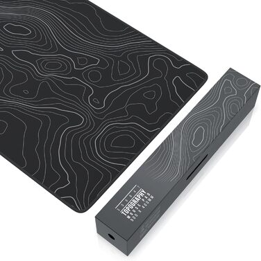 Килимок для миші TITANWOLF XXL 900x400mm - великий, покращена точність та швидкість, топографія