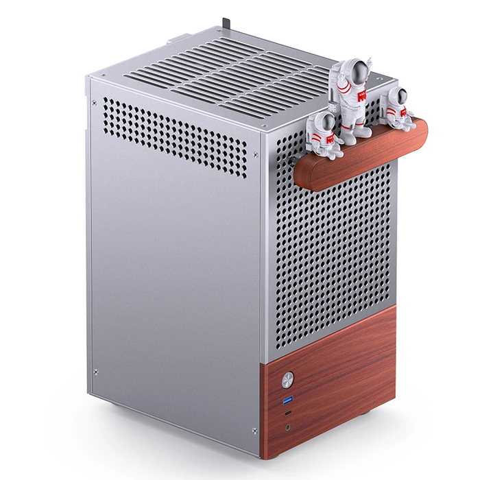Корпус Jonsbo T6 Mini-ITX, сріблястий