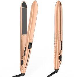 Праска для волосся TQQ Roségold з іонізацією 200 млн, LCD-дисплеєм, 60-230°C - для вирівнювання та блиску волосся будь-якого типу