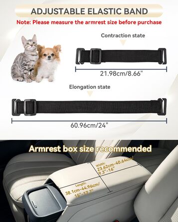 Автокрісло для собак PETSFIT - чорний (хакі), до 5 кг, з захисними гаками