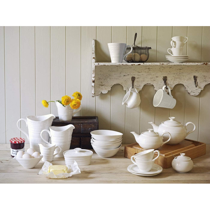 Portmeirion 423145 Cup, porcelain, 12.5 Fluid Ounces, white
