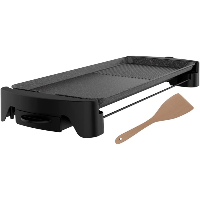 Cecotec Tasty & Grill 2000 Electric Grill Plate - 2000W Stainless Steel, Adjustable Temperature & Non-Stick Surface