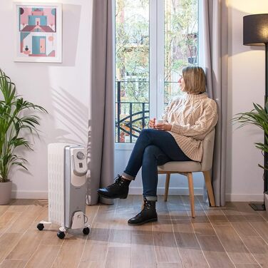 Масляний радіатор Cecotec ReadyWarm 11000 Space 360º Black – 2500 Вт, 11 секцій, 3 режими, для кімнат до 28 м²