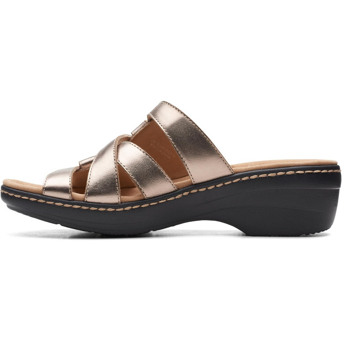Сріблясті сандалі Clarks Merliah Karli жіночі, 38 EU - елегантне взуття для літа