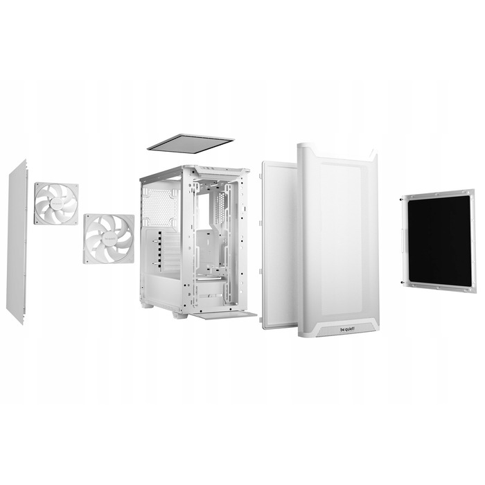 Корпус для комп'ютера be quiet! Pure Base 501 Airflow Midi Tower ATX, Білий