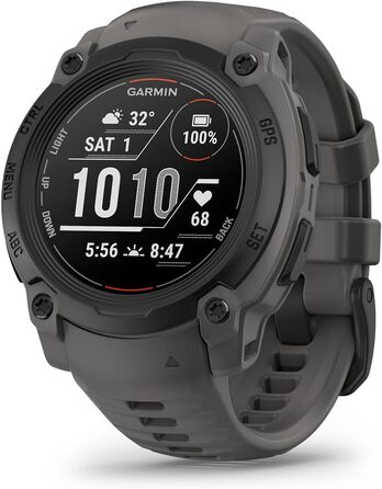 Розумний годинник Garmin Instinct 40мм – GPS, Multisport, Чорний. До 14 днів роботи від акумулятора, 60+ спортивних функцій