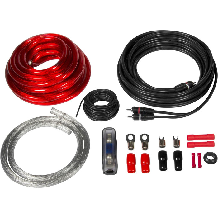 Набір кабелів ESX HZ20WK 20мм² з 5м RCA-кабелем та Mini-ANL запобіжником для автоакустики
