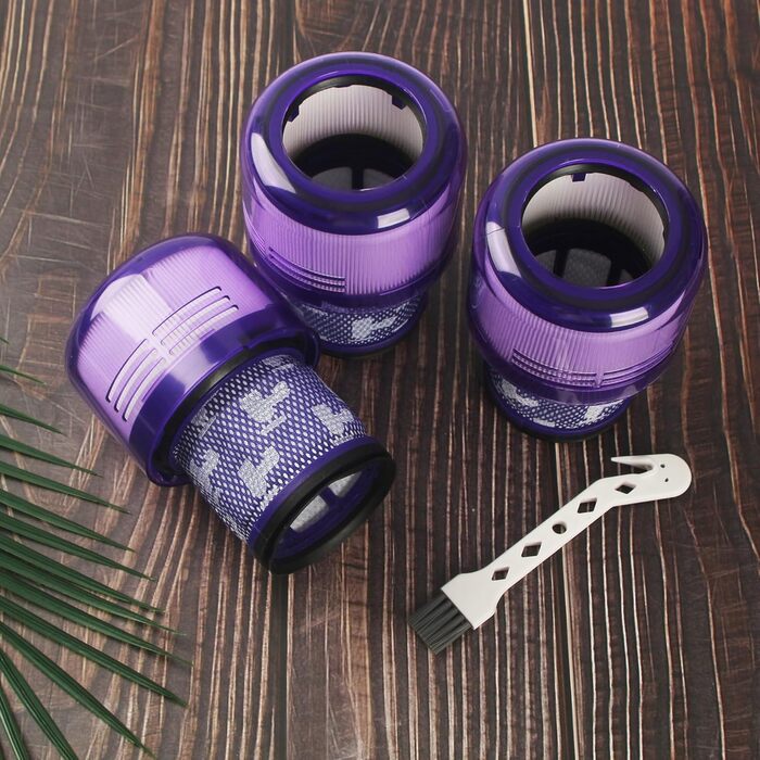 Фільтри для пилососа Dyson V11, V15 (3 шт.) + Щітка для чищення. Оригінал #970013-02