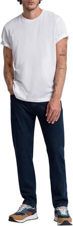 Джинси чоловічі Pierre Cardin Lyon, синій Stonewash, завужений крій 38W/30L