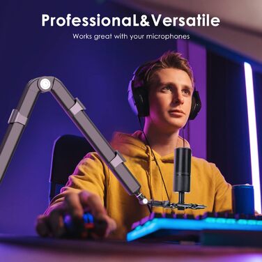 Кріплення для мікрофона HyperX QuadCast та інші - YOUSHARES W22 (з поп-фільтром)