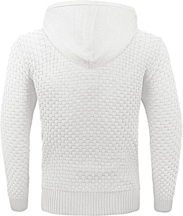 Пуловер чоловічий Tarainya з капюшоном, теплий светр з довгим рукавом, зимовий, XL